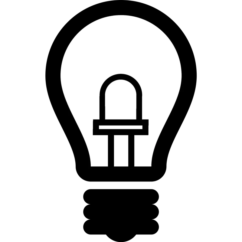 Lampadina LED moderna a basso consumo energetico